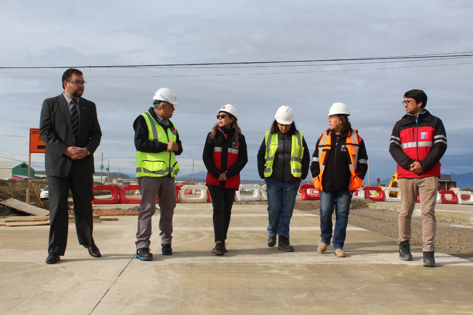 Avanzan trabajos en Avenida Ultima Esperanza de Puerto Natales