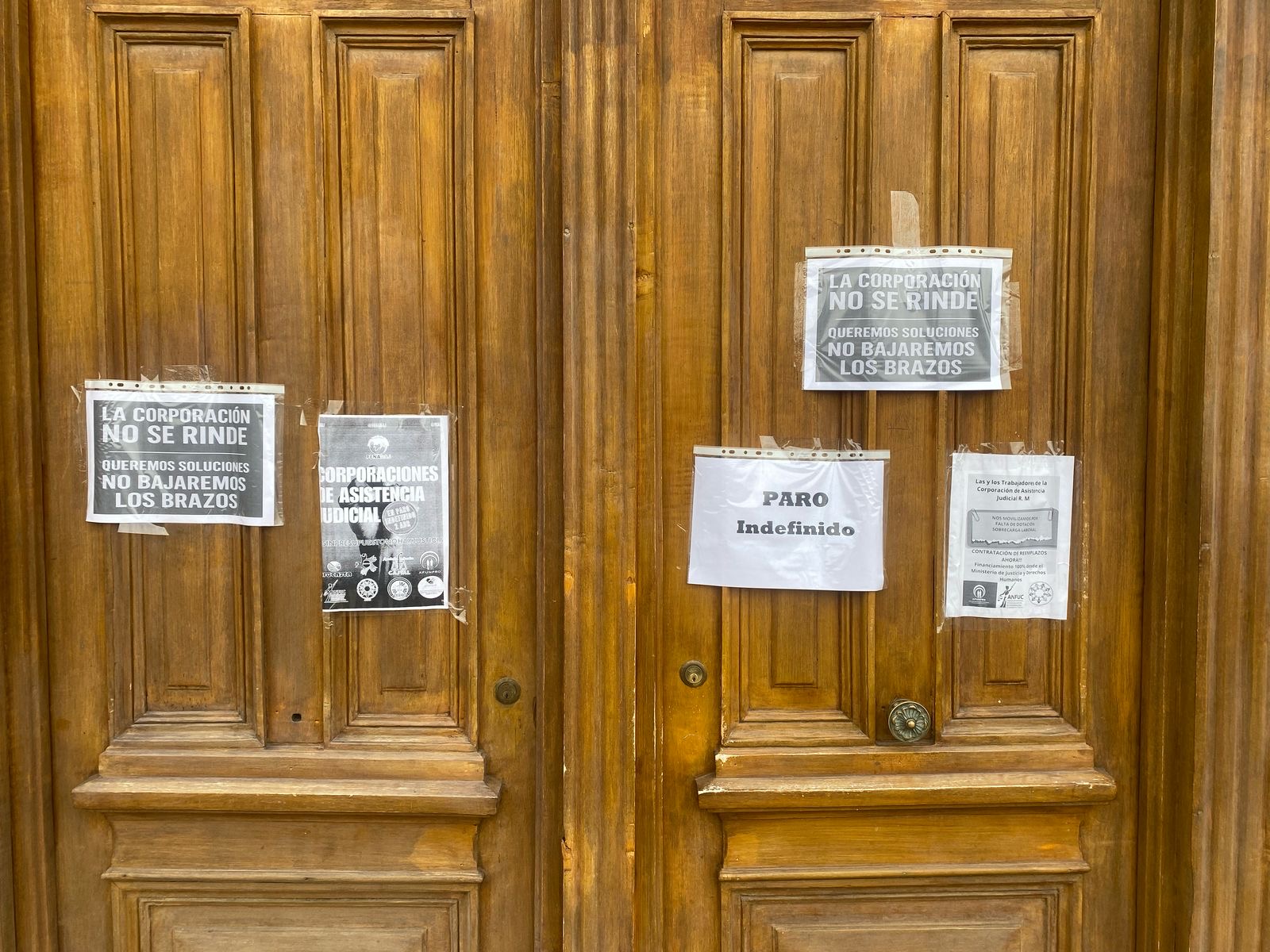 Declaración de los funcionarios de la Corporación de Asistencia Judicial de Magallanes, a raíz del Paro Indefinido