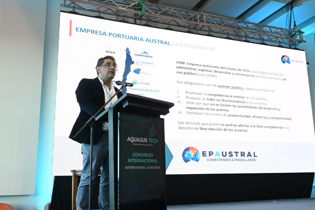 Gerente General de EPA Austral, Miguel Palma Morales, participa en Congreso Internacional AQUASUR TECH organizado en Punta Arenas