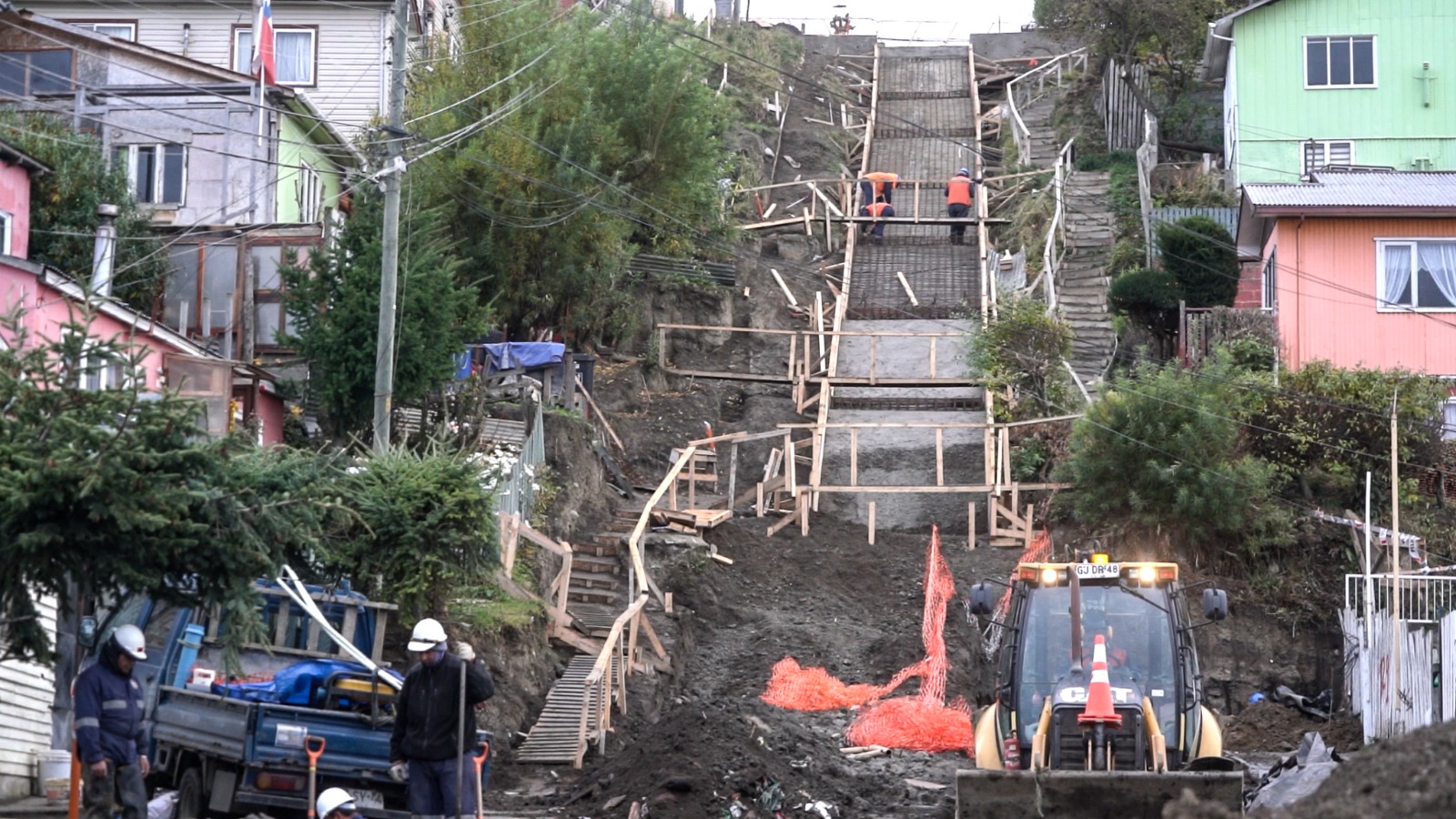 Obras en Barrio Río de la Mano alcanzan un 50% de avance