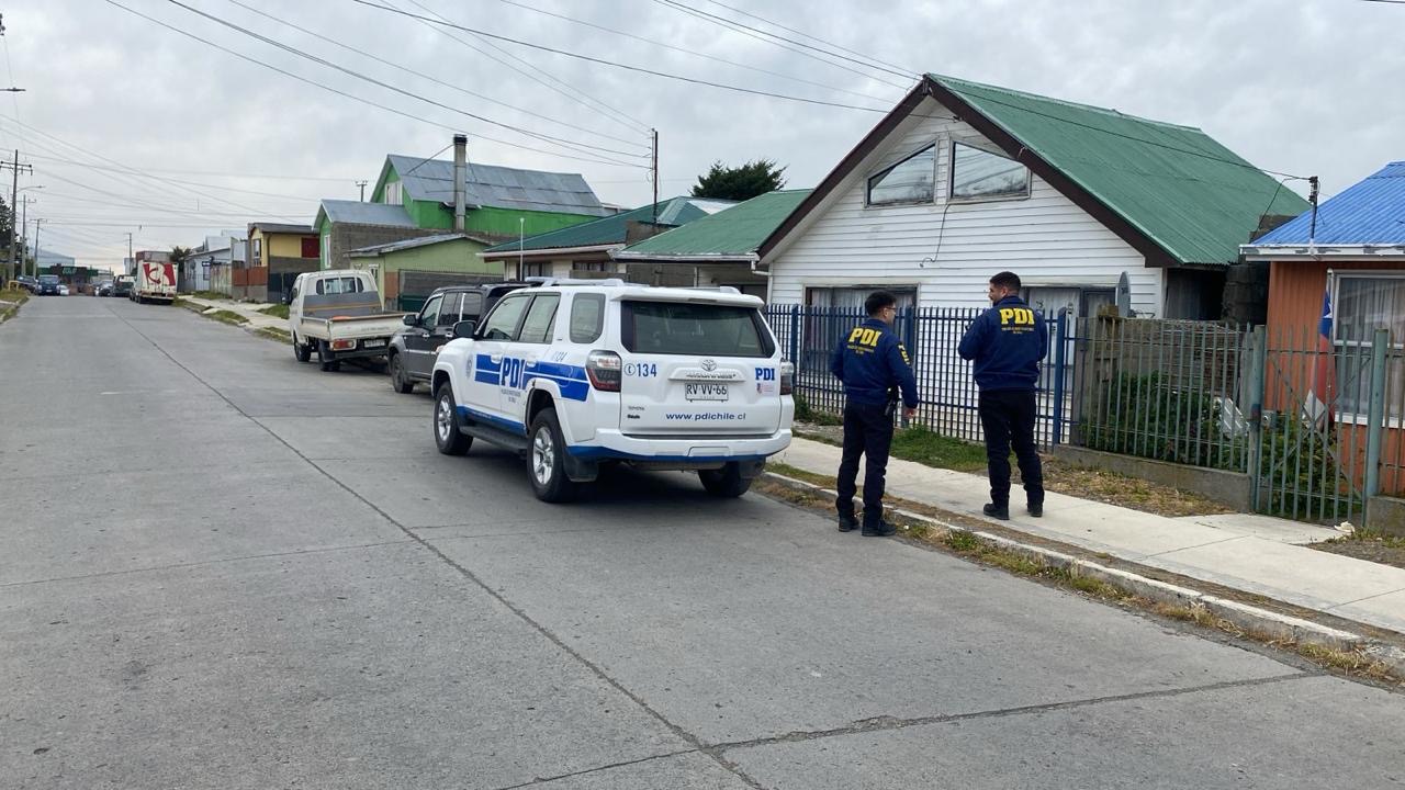 PDI Punta Arenas investiga lesiones con arma de fuego