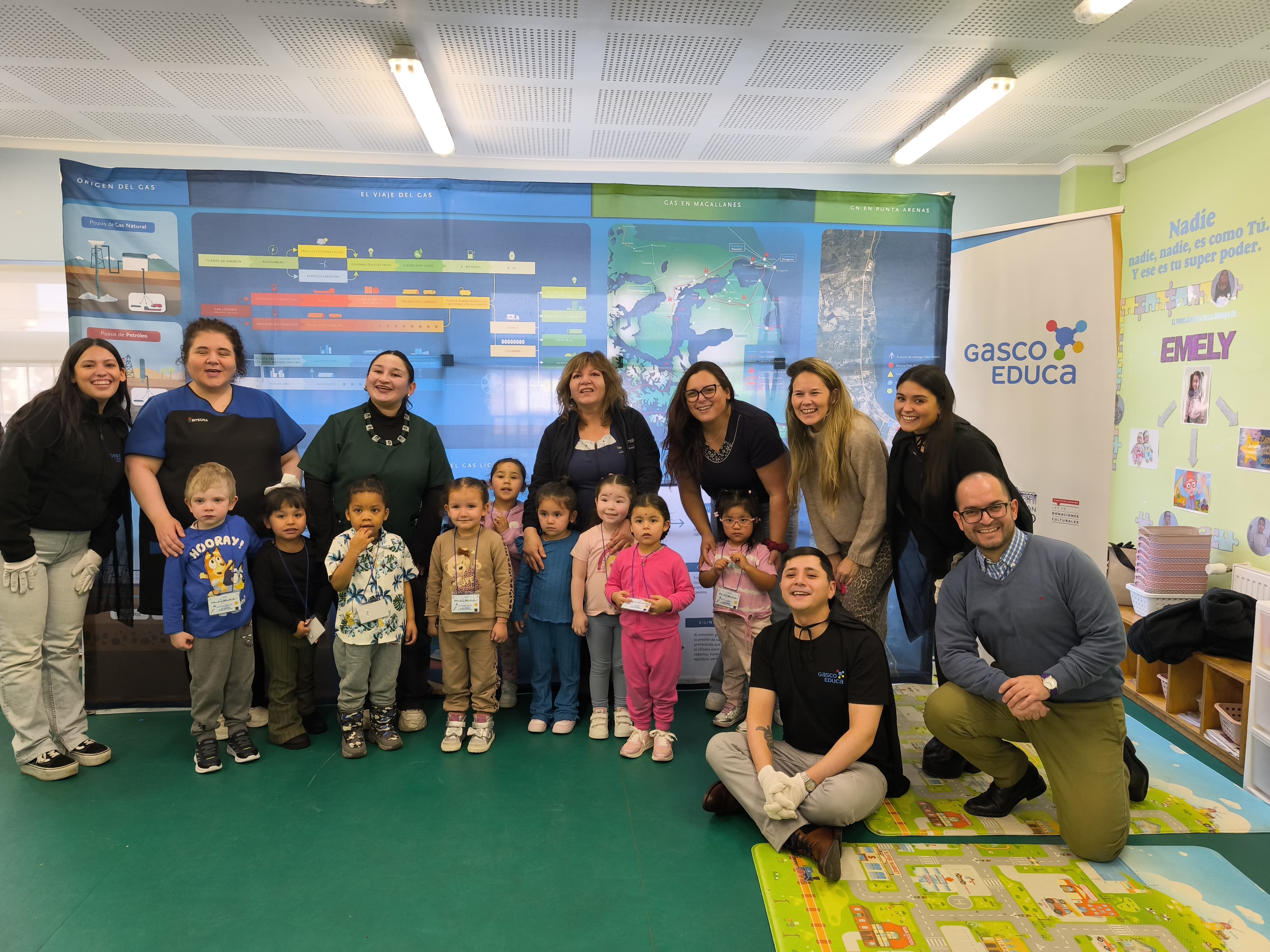 Programa educativo GascoEduca lleva “la magia de la energía” al jardín infantil Vientos del Sur de Fundación Integra en Punta Arenas