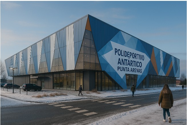 Punta Arenas inicia diseño de su futuro Polideportivo Antártica ChilenaEl recinto permitirá eventos deportivos y masivos, con aforo cercano a cinco mil personas.