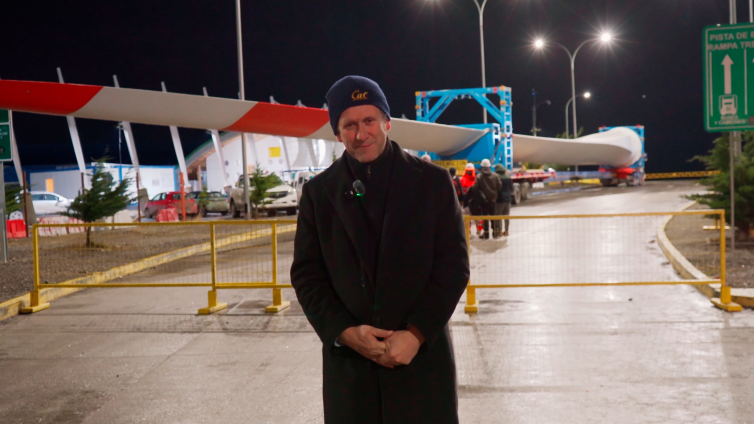 Ministro de Transportes destaca operación logística de aerogeneradores en Magallanes
