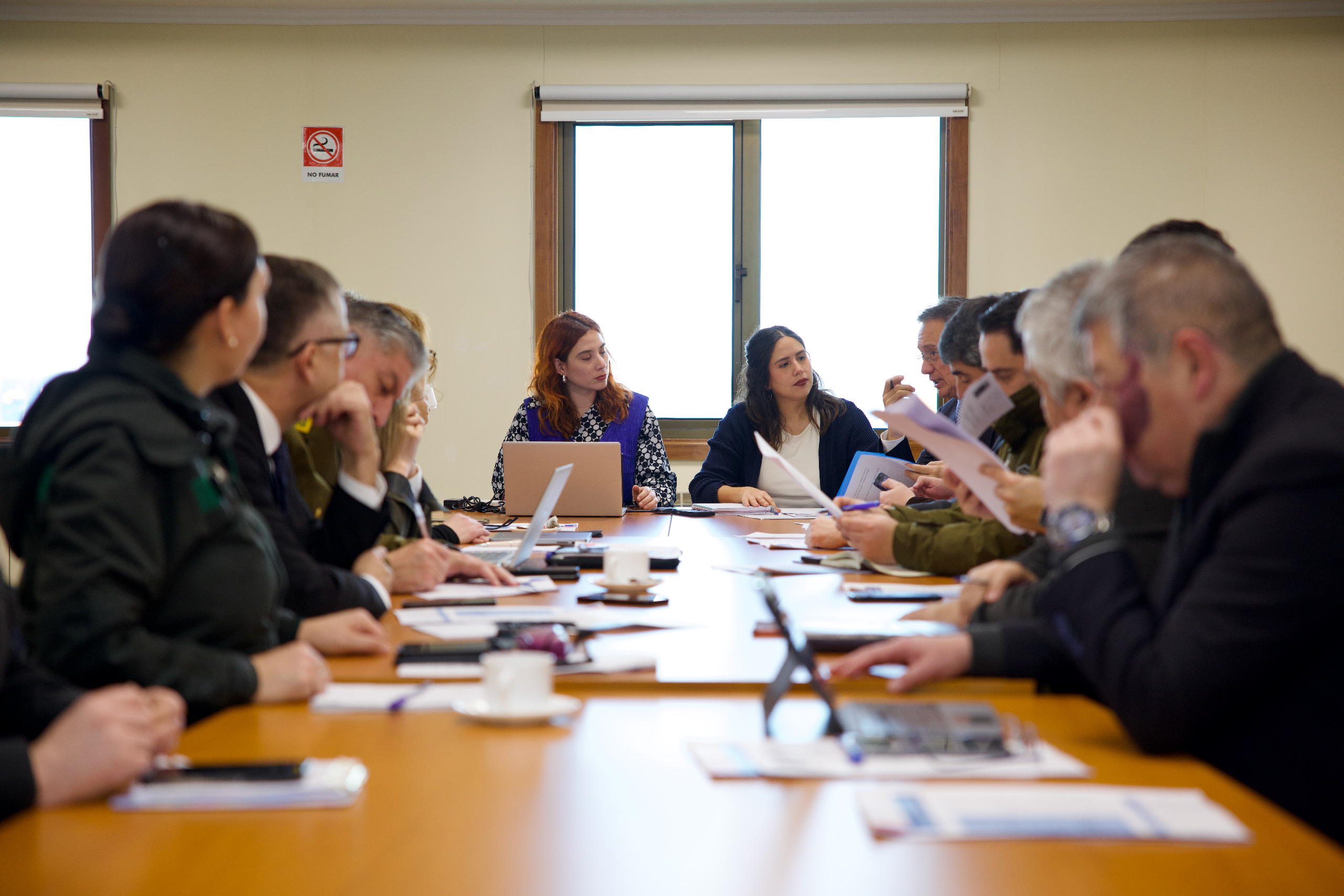 Presidente de la Corte de Apelaciones de Punta Arenas participó en sesión de la Comisión de Coordinación de Justicia Penal