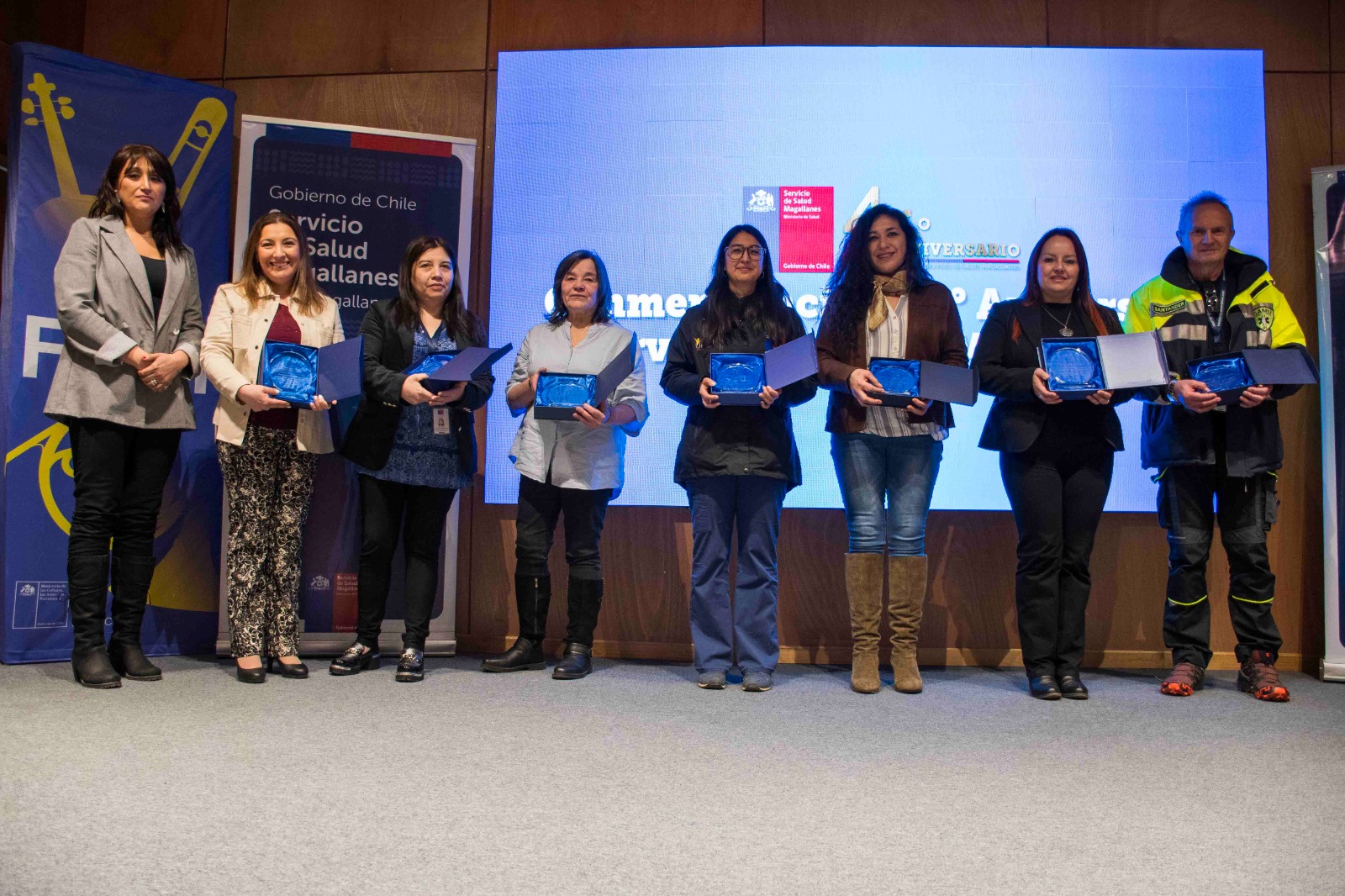 Homenajeando a sus funcionarios/as el Servicio de Salud Magallanes conmemoró su 46° aniversario