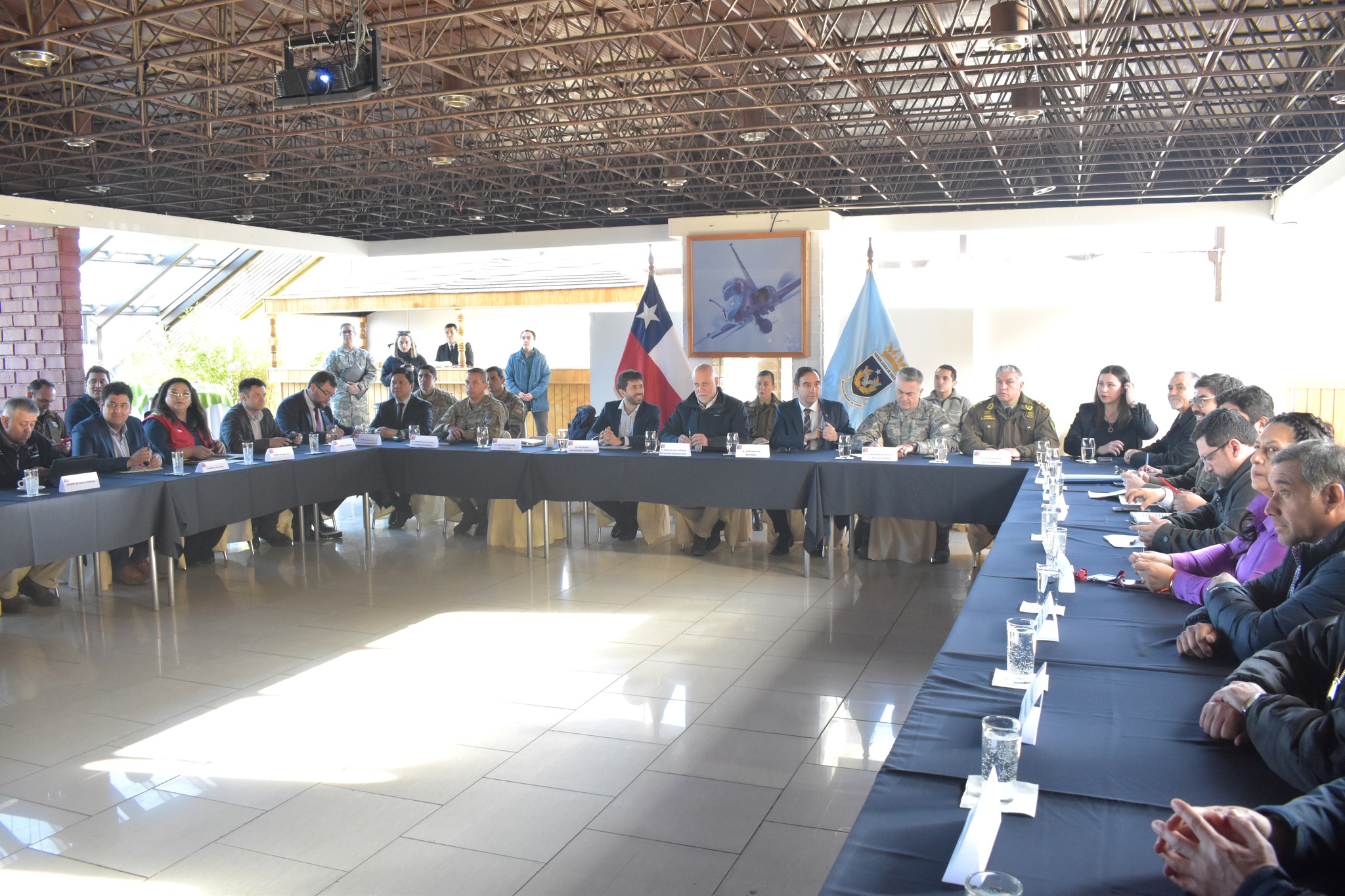 Reunión técnica del COGRID regional se realizó con la presencia del Ministro del Interior Alvaro Elizalde en Punta Arenas