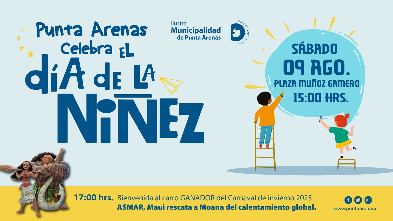 Plaza Muñoz Gamero será el epicentro del Día de la Niñez