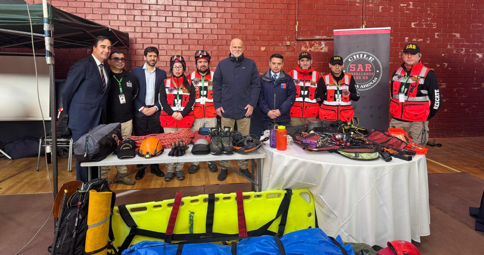 Autoridades y organismos de emergencia refuerzan coordinación en Expo COGRID en Bahía Catalina