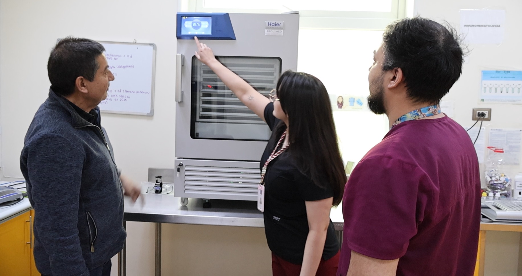 Nuevo equipo mejora conservación de plaquetas en la Unidad de Medicina Transfusional del Hospital de Natales