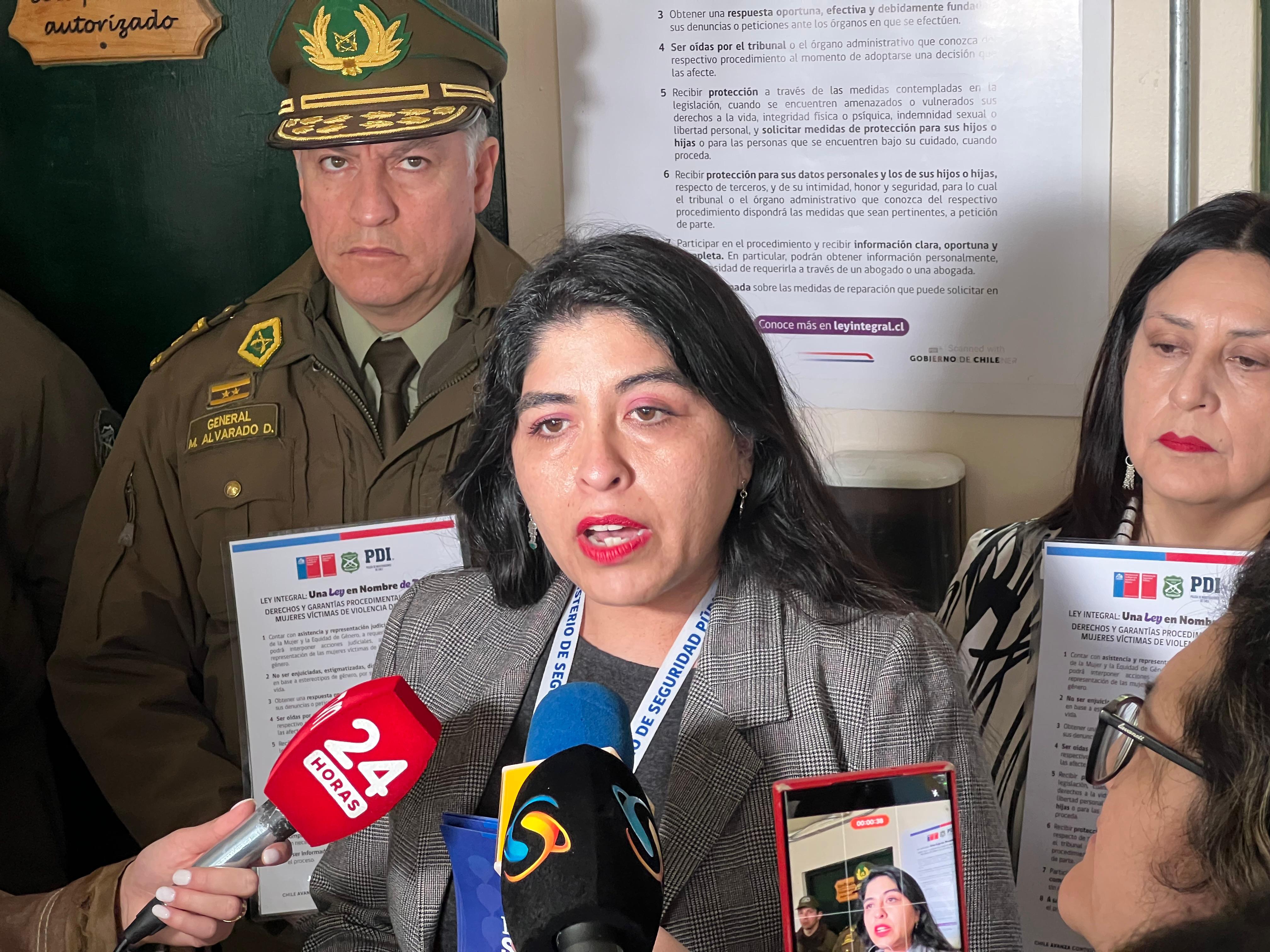 Plan 18 Seguro: Seremi de la Mujer y Carabineros dan a conocer medidas de prevención y protección en casos de violencia de género