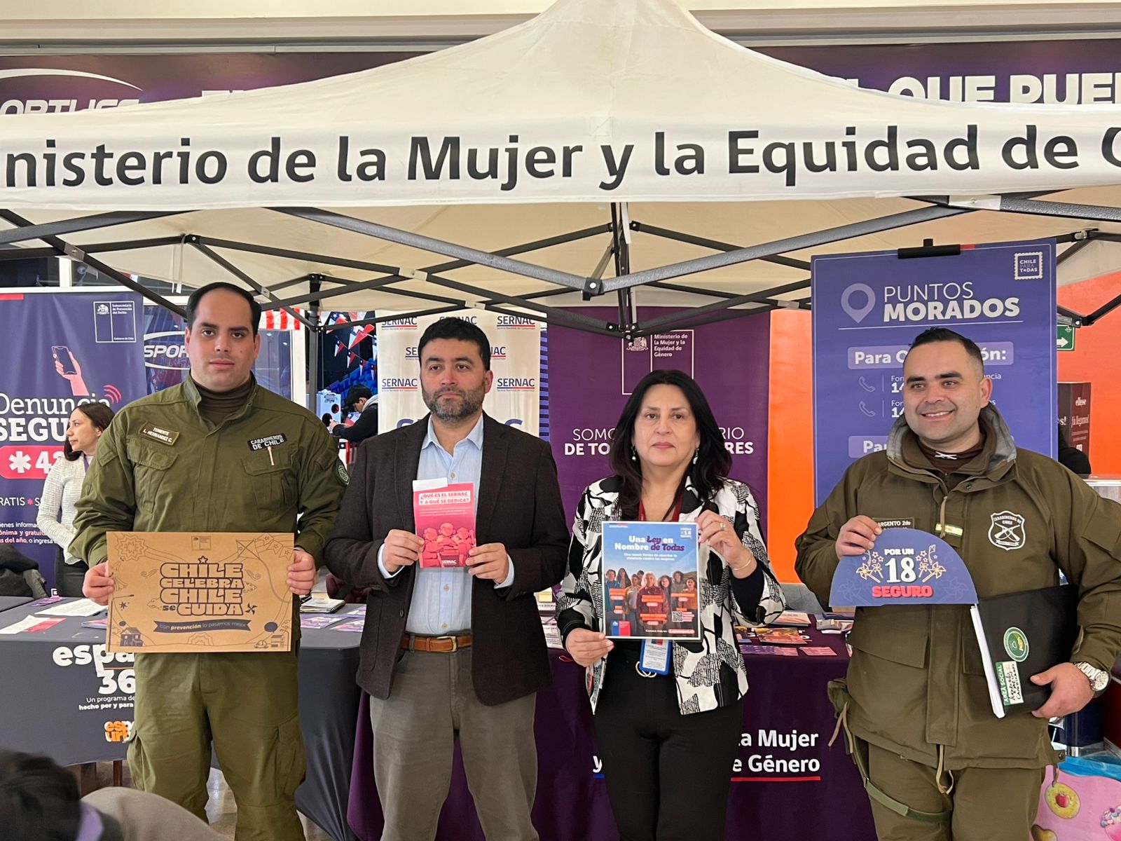 Seremi de la Mujer refuerza seguridad en Fiestas Patrias y participa en “SERNAC en tu Barrio”