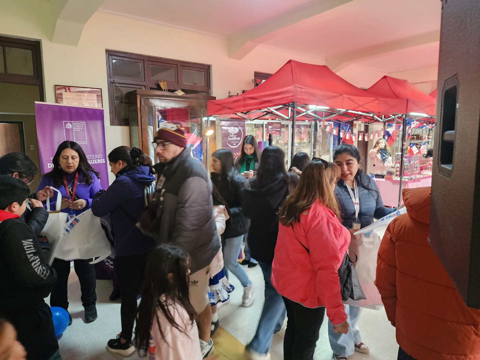 Seremis de la Mujer y de Seguridad Pública refuerzan mensaje de prevención en kermesses de Punta Arenas
