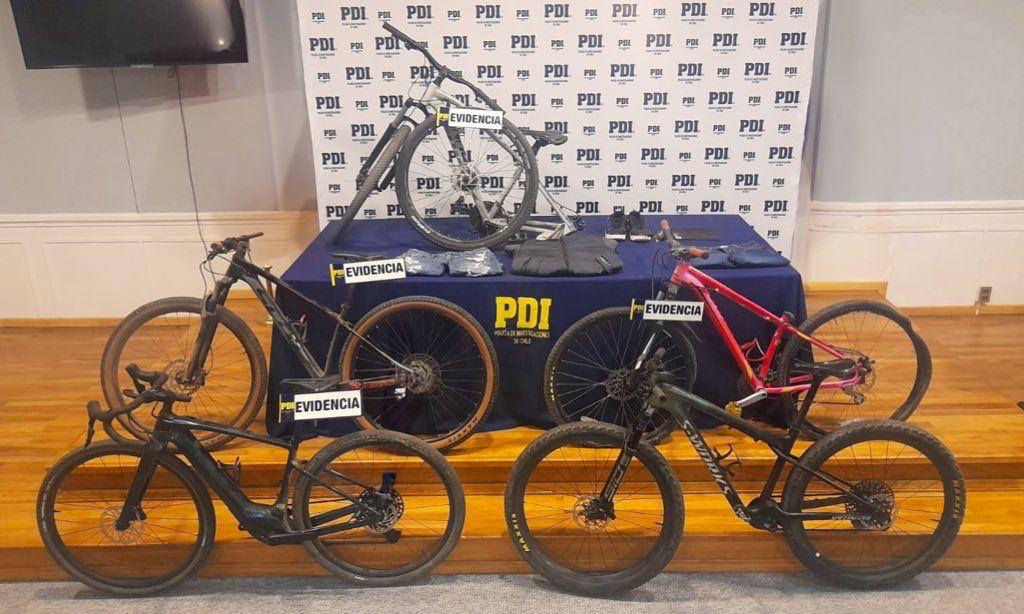 PDI Punta Arenas recupera cinco bicicletas avaluadas en más de 18 millones de pesos