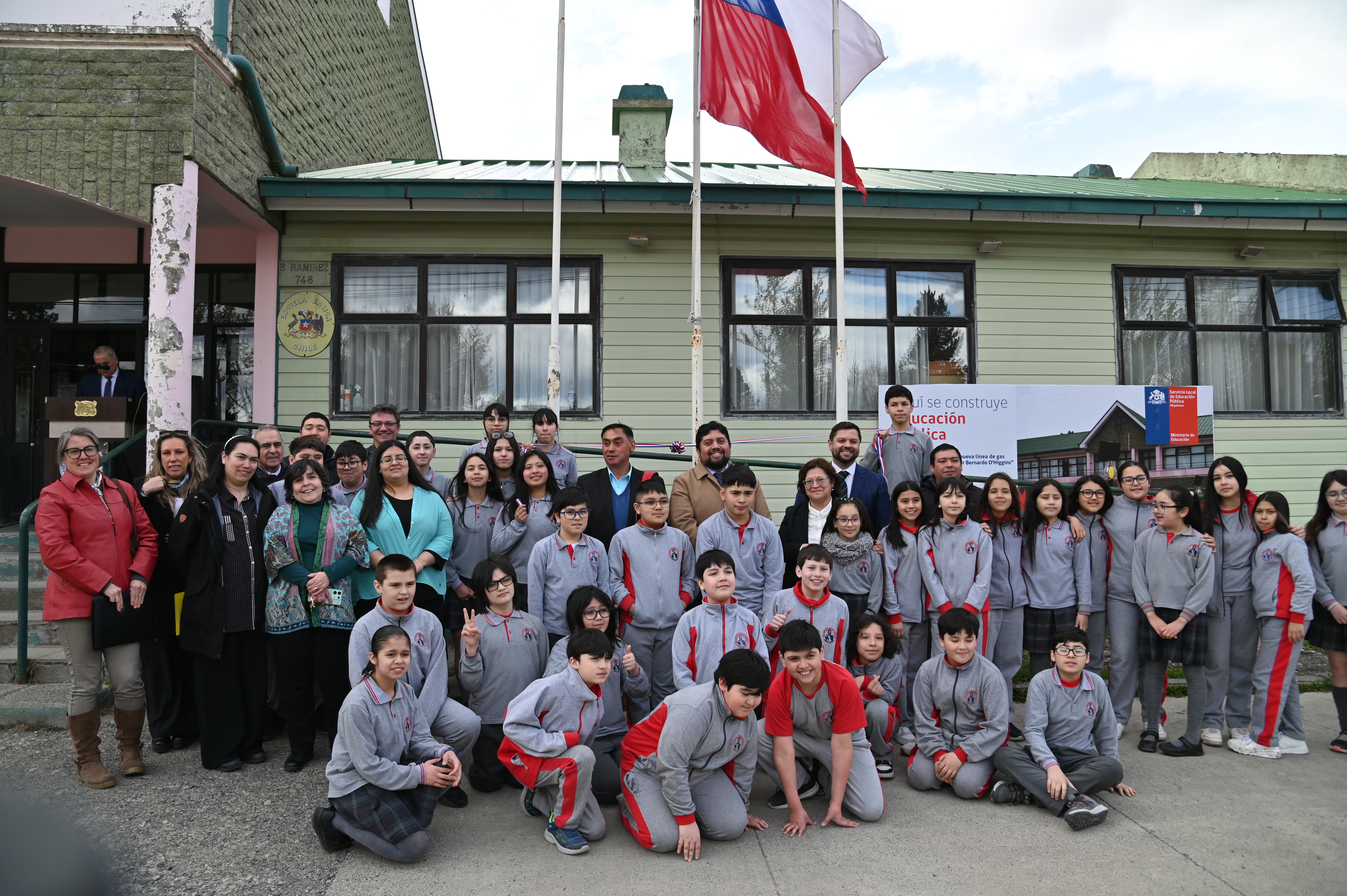 Con nueva instalación de gas la Escuela Bernardo O’Higgins de Puerto Natales es la primera con sello verde
