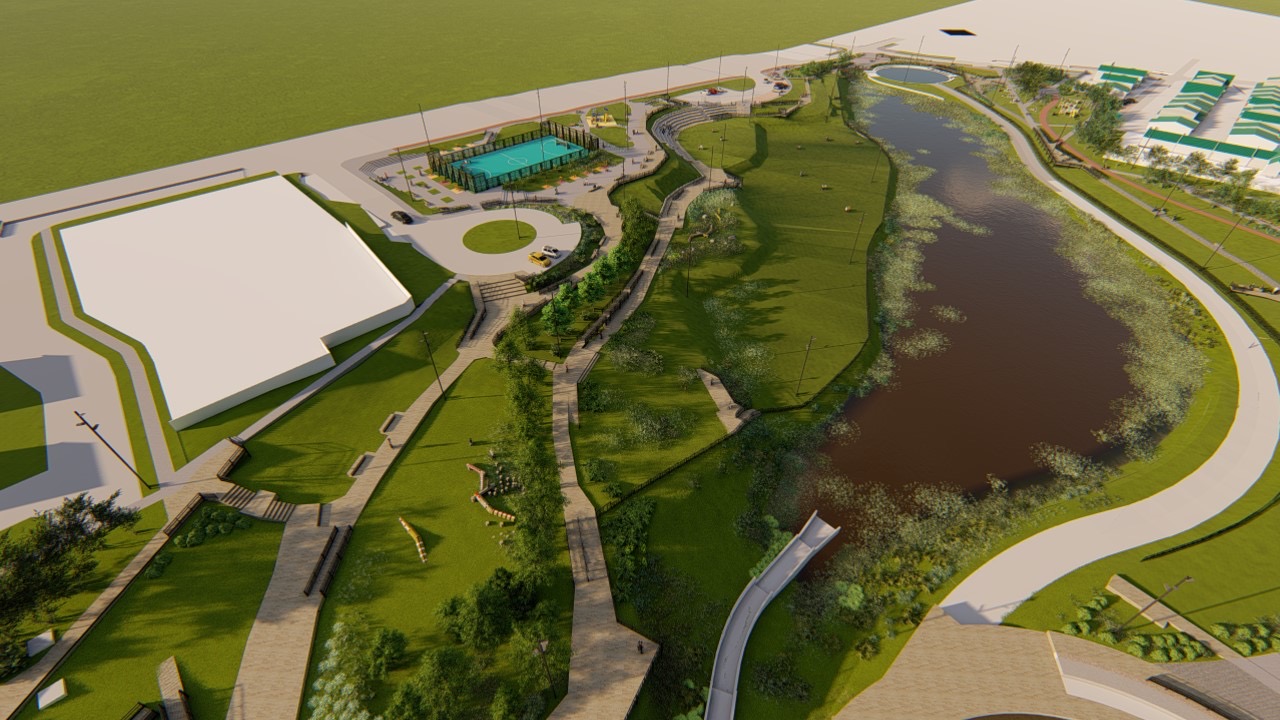 Municipio presentó diseño del futuro Parque Ramón Rada a vecinos del sector
