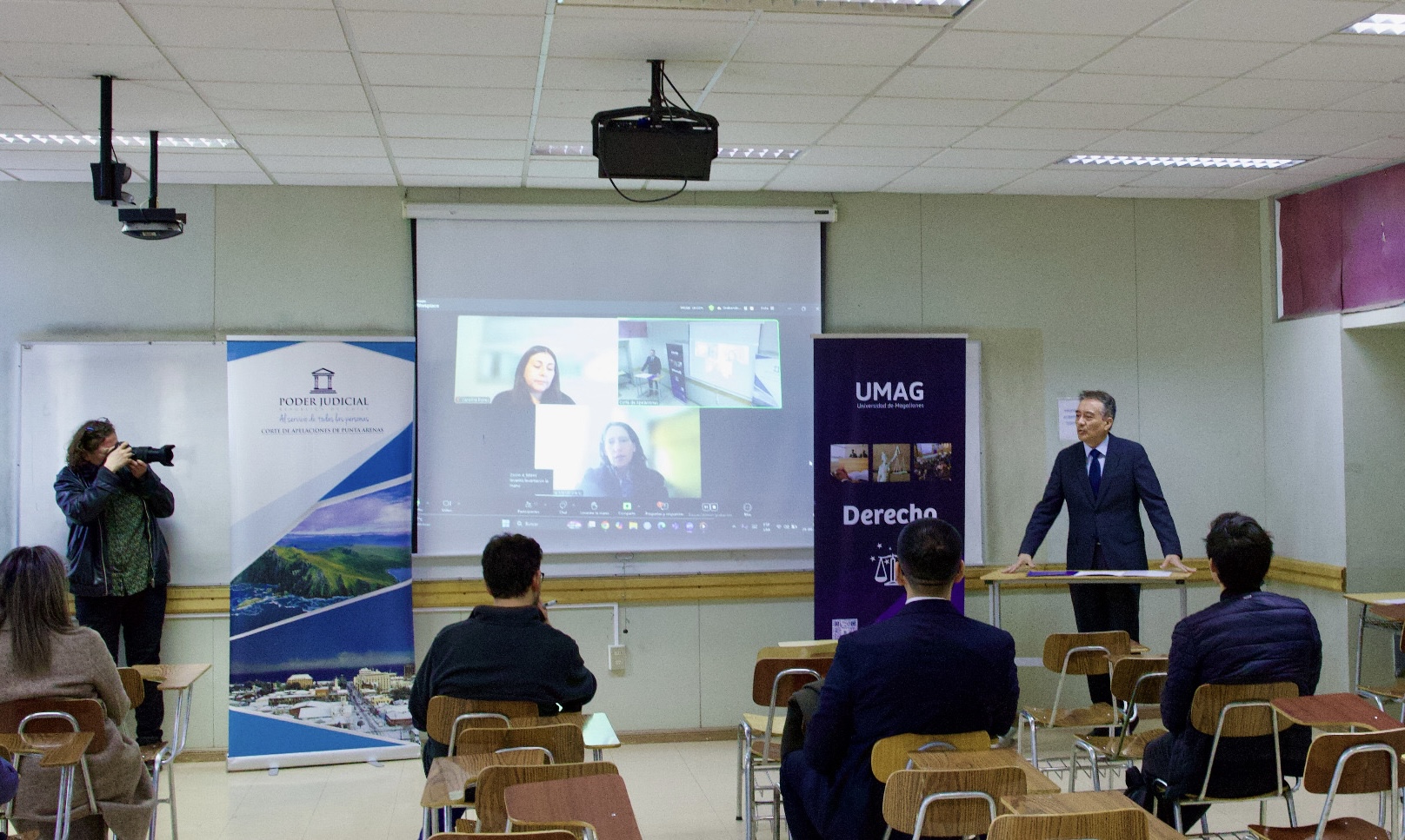 Presidente de la Corte de Punta Arenas encabezó jornada informativa sobre el proceso de selección para trabajar en el Poder Judicial