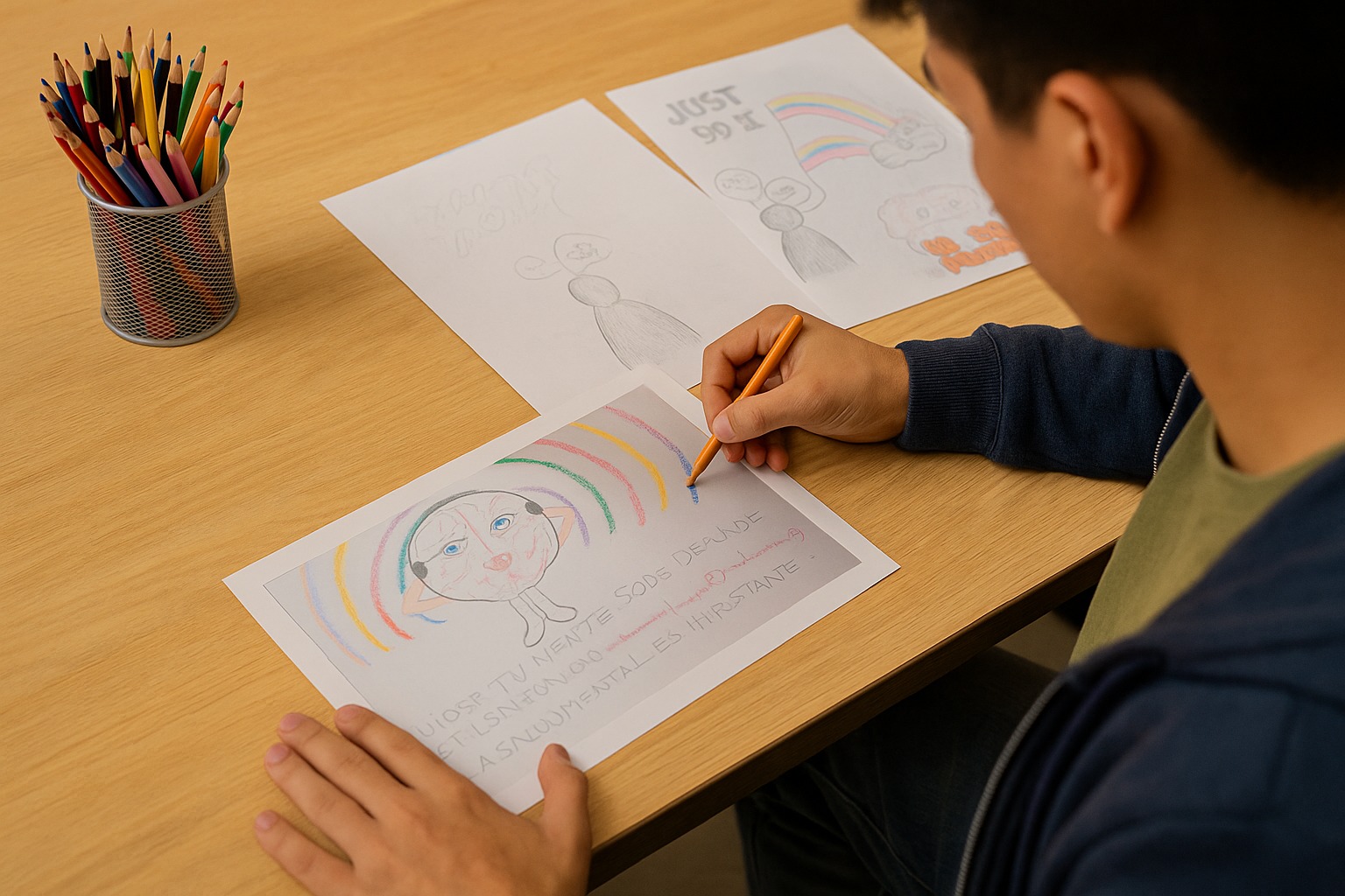 Centro de Cumplimiento Juvenil apoya salud mental mediante creación artística para jóvenes en reinserción