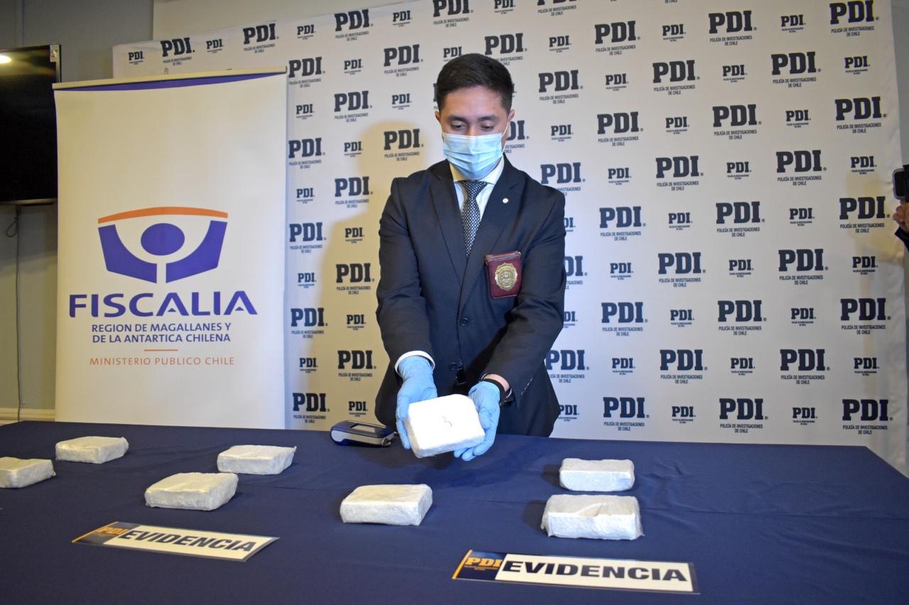 PDI Punta Arenas incauta 4,2 kilos de clorhidrato de cocaína 