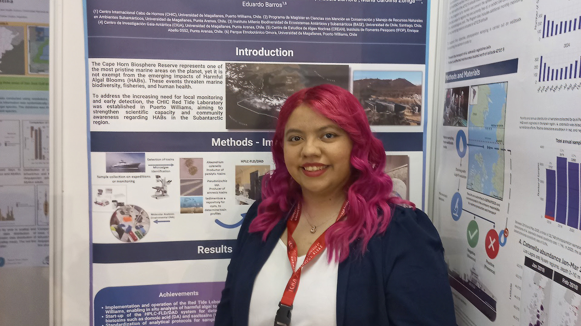 Investigadora CHIC da a conocer gestión de laboratorio de marea roja de Puerto Williams en Conferencia Internacional de Algas Nocivas (ICHA 2025)