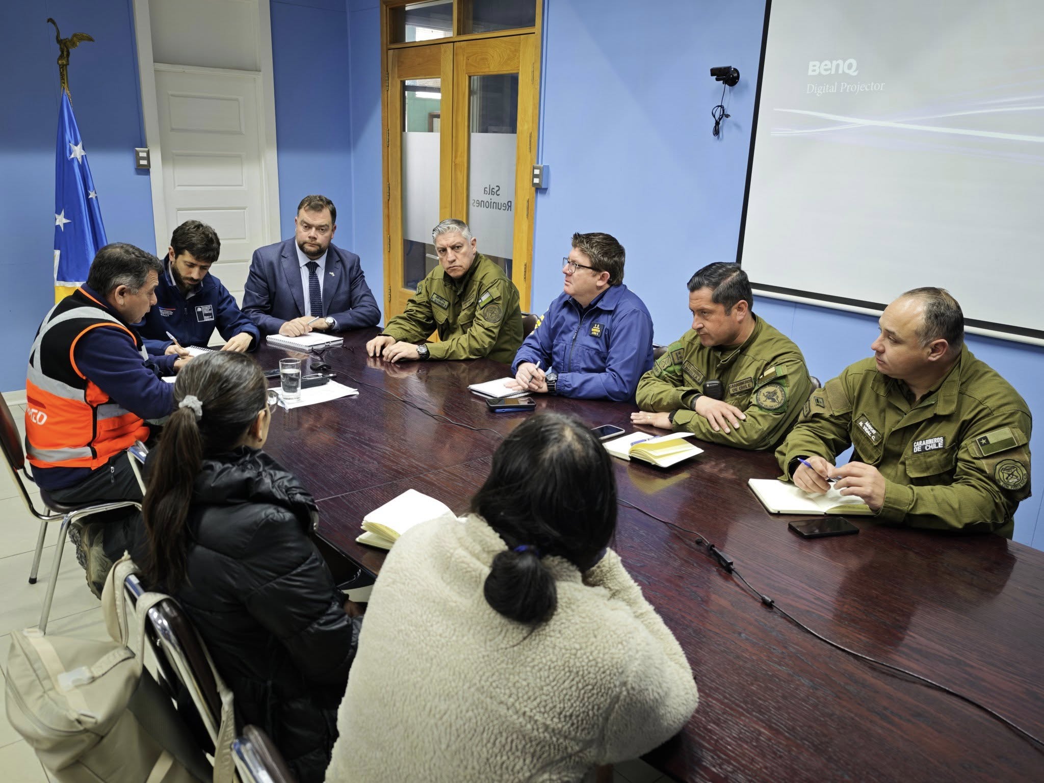 Nueva sesión del COGRID en Puerto Natales coordina acciones para traslado de turistas fallecidos en Parque Nacional Torres del Paine
