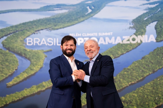 Presidente de la República Gabriel Boric Font, inicia su participación en la Cumbre de Líderes COP30