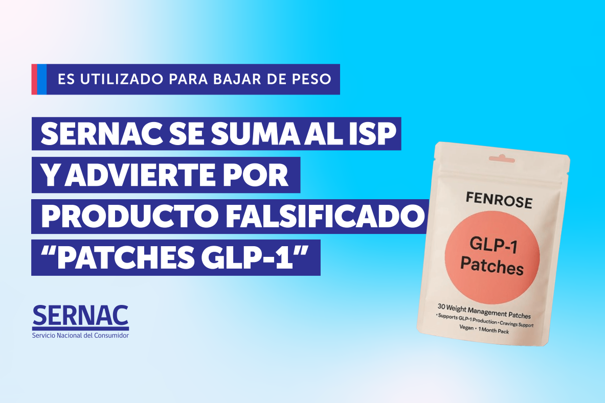 SERNAC e ISP advierten sobre riesgos de producto falsificado para bajar de peso