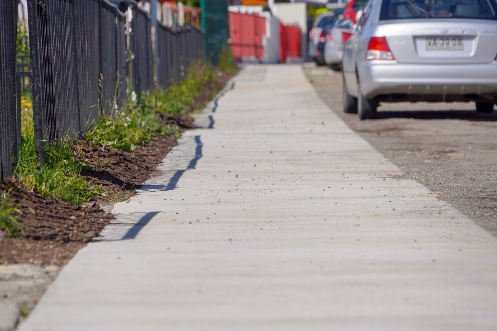 Municipio de Punta Arenas supervisa avance de obras de reposición de veredas en sector sur