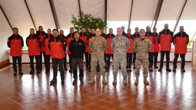 IVª Brigada Aérea realizó ceremonia de bienvenida a dotación de la Estación Polar Científica Conjunta Glaciar Unión