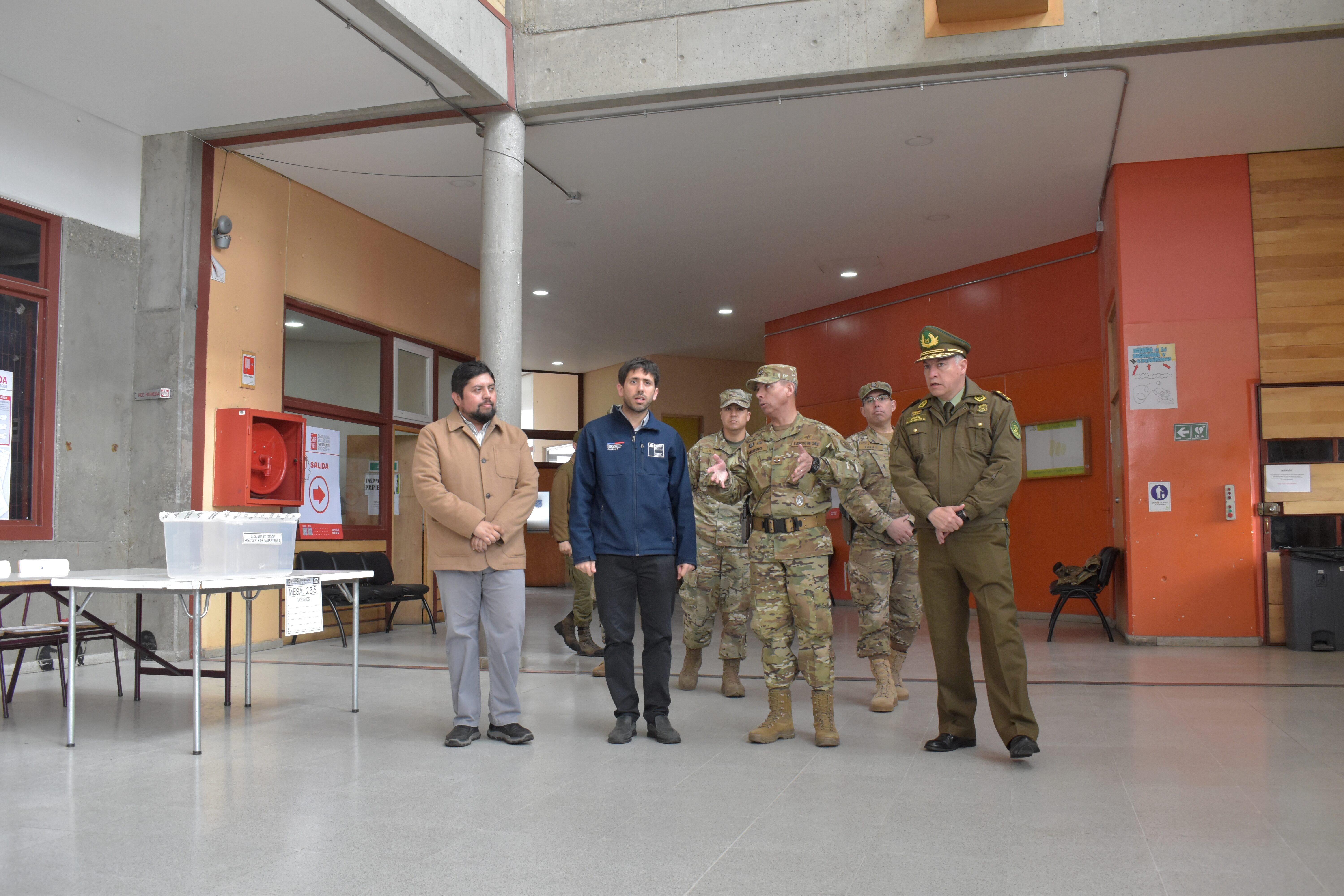 Con locales habilitados, seguridad desplegada y Transporte reforzado, autoridades regionales realizan llamado final a votar este 14 de diciembre