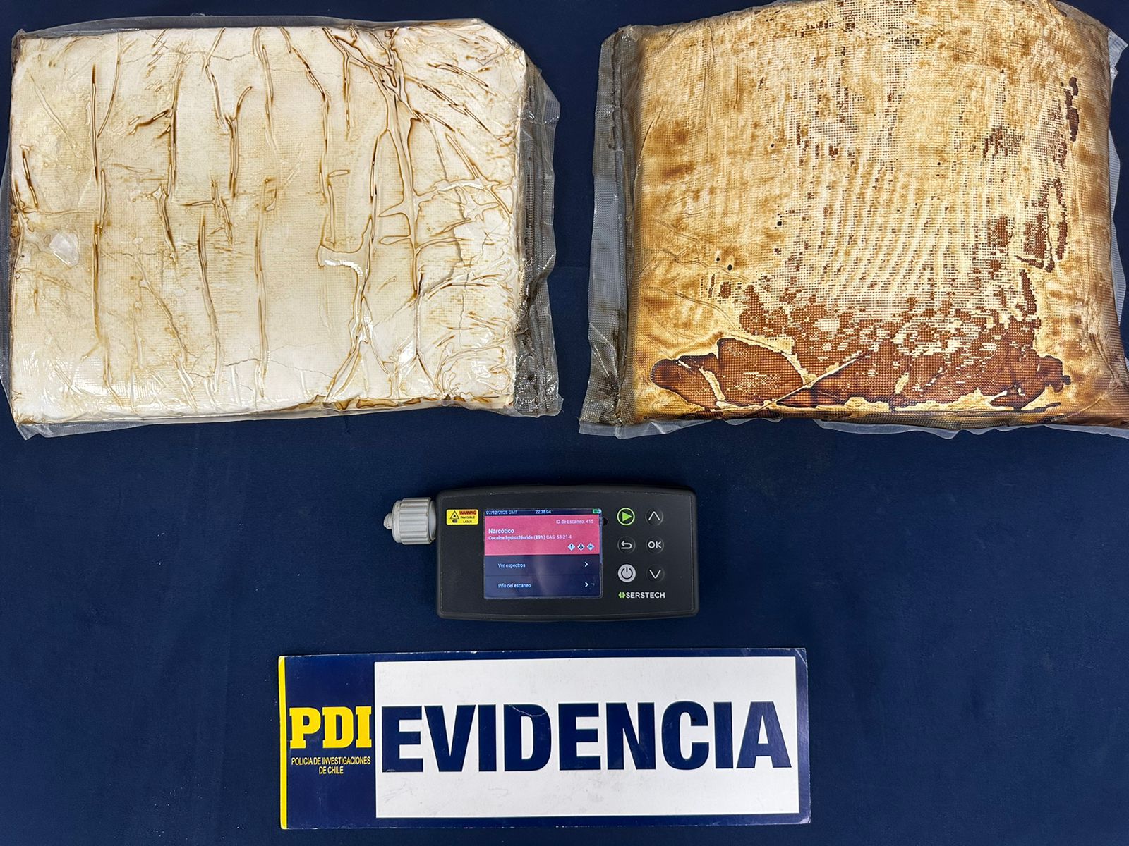 PDI detiene a mujer que pretendía viajar a Punta Arenas con 3 kilos de cocaína adosados a su cuerpo