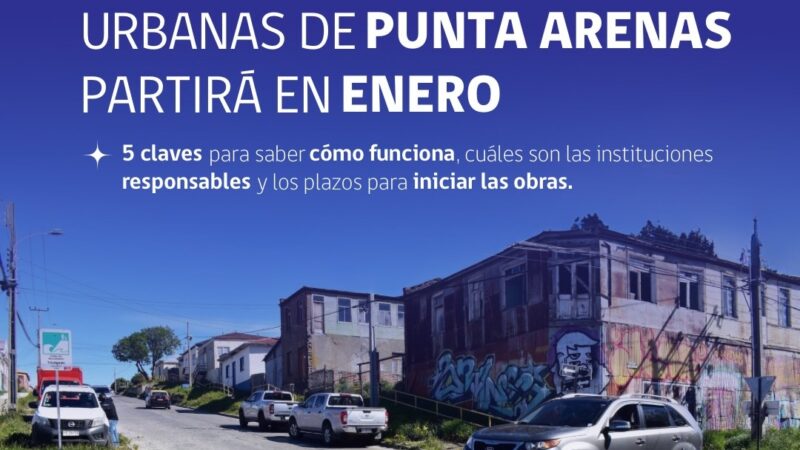 Inicio de obras viales en Punta Arenas, anunció el SERVIU Magallanes