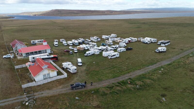 Río Verde se consolida como el nuevo paraíso del turismo itinerante en la Patagonia