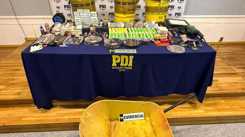 PDI Punta Arenas detiene a sujeto por el delito flagrante de receptación y recupera herramientas sustraídas en una obra