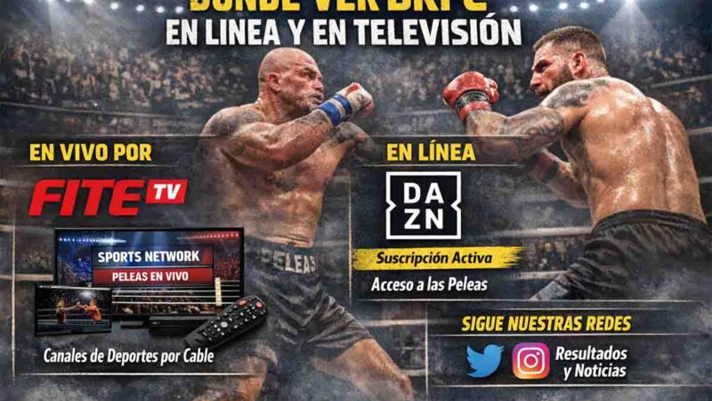 Donde ver BKFC en linea y en television