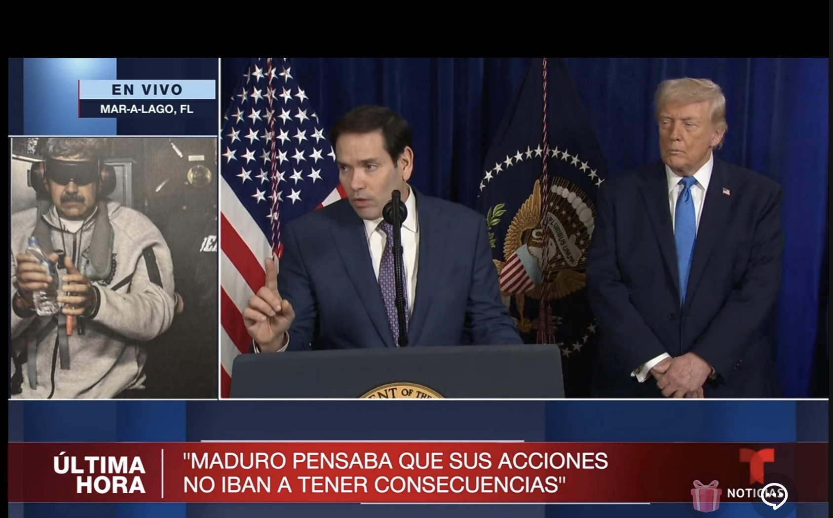Estados Unidos ataca Venezuela y captura a Nicolás Maduro
