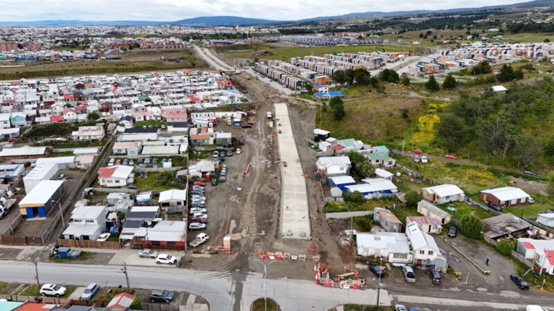 Nueva etapa del Tramo 5 de la Circunvalación Ramón Cañas Montalva de Punta Arenas se encuentra en ejecución