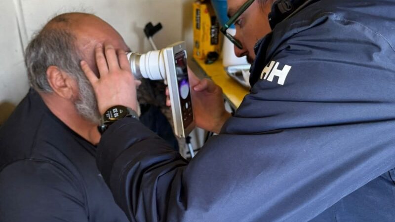 Por primera vez se realizó operativo de salud en Caleta Douglas