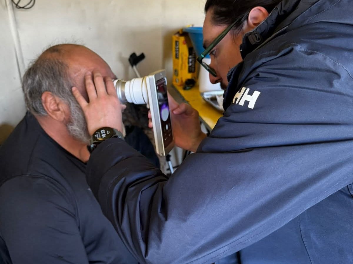 Por primera vez se realizó operativo de salud en Caleta Douglas