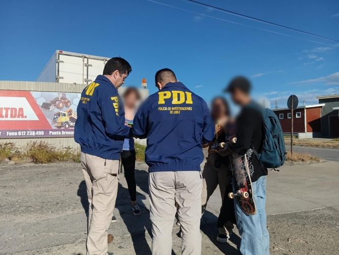 PDI Magallanes detectó a nueve extranjeros infractores y detuvo a cinco personas en operativo focalizado en Punta Arenas y Puerto Natales