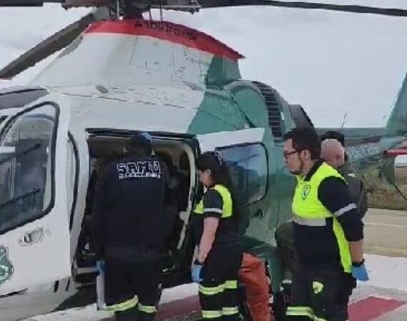 Carabineros realiza exitosa aeroevacuación desde el sector Cabo Froward
