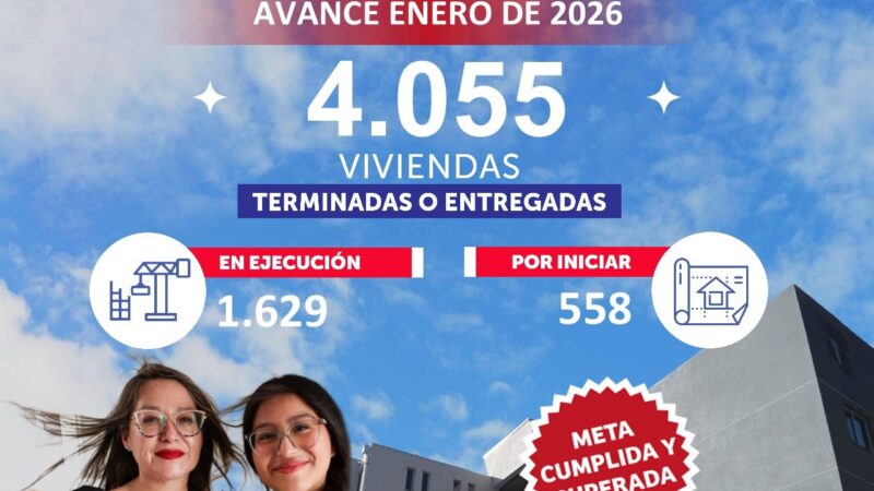 En Magallanes se construyeron y entregaron 4.055 viviendas durante el gobierno del Presidente Boric