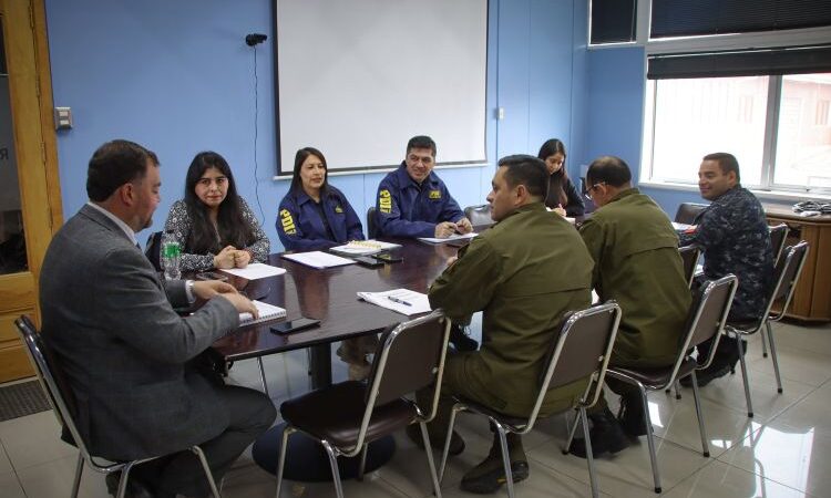 Comité Provincial Policial se reunió en Puerto Natales en la Delegación Presidencial de Ultima Esperanza