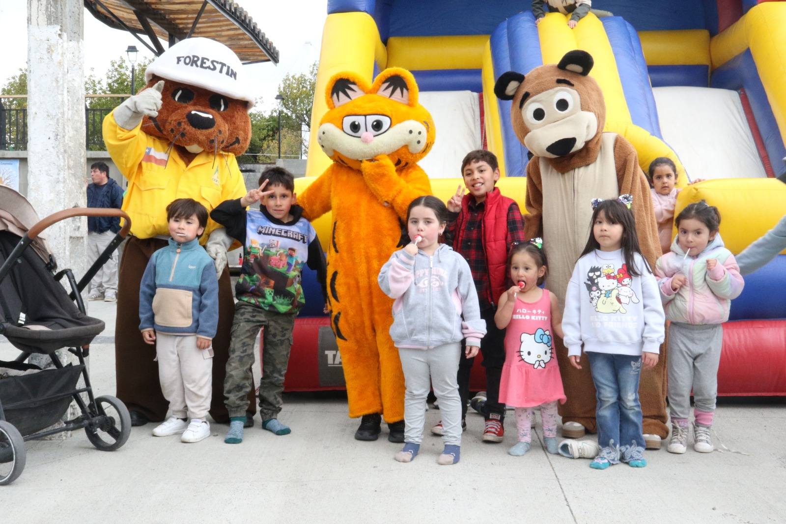 Jornada de diversión y aprendizaje para niños y niñas hicieron diversos servicios públicos en Porvenir
