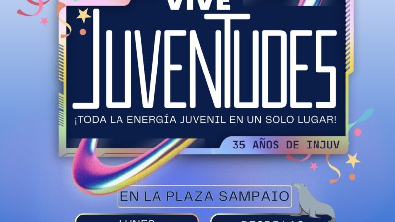 INJUV Magallanes celebra sus 35 años con la actividad “Vive Juventudes” en Plaza Sampaio