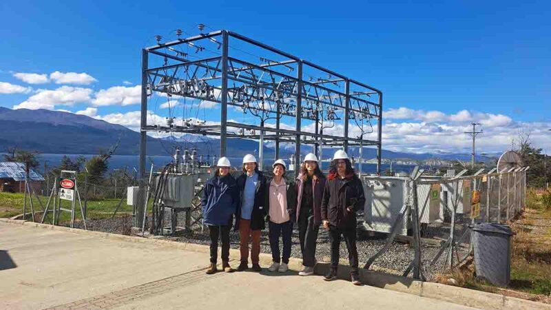 Estudiantes visitan Central de EDELMAG en Puerto Williams