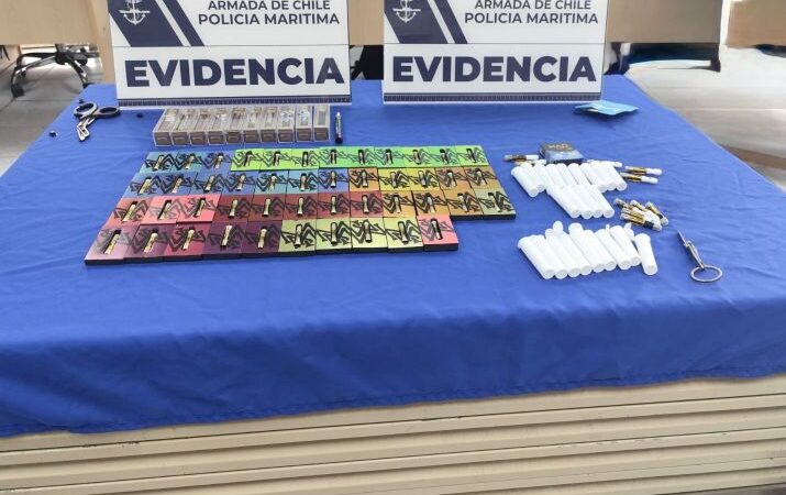 Autoridad Marítima incautó drogas en Punta Arenas a bordo del ferry «Kaweskar» con destino a Puerto Williams