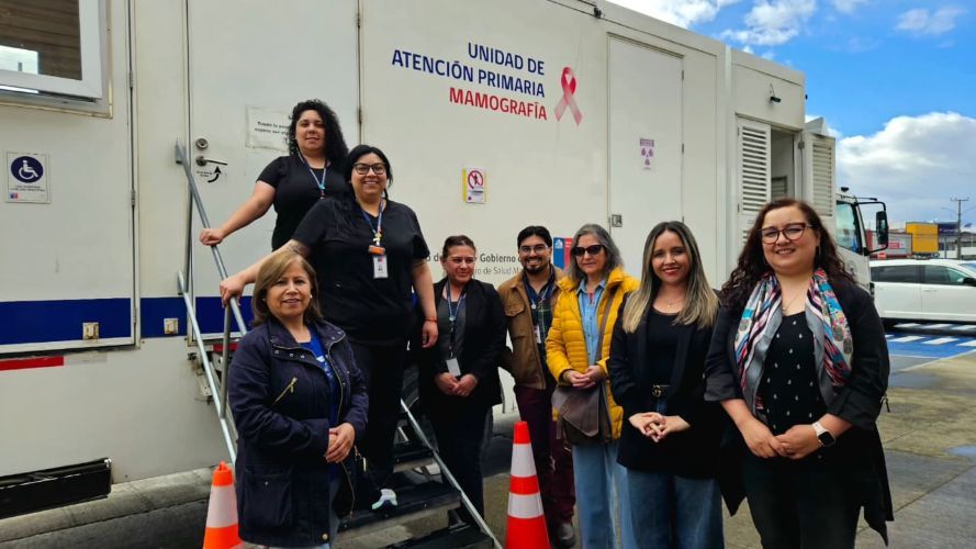 Mamógrafo móvil del Servicio de Salud Magallanes fortalece en terreno la pesquisa precoz del cáncer de mama