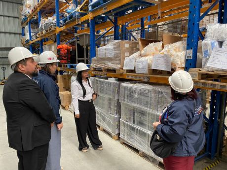 SEREMI de Educación de Magallanes y JUNAEB supervisaron las bodegas de los Programas de Alimentación Escolar y de Párvulos antes del inicio de clases