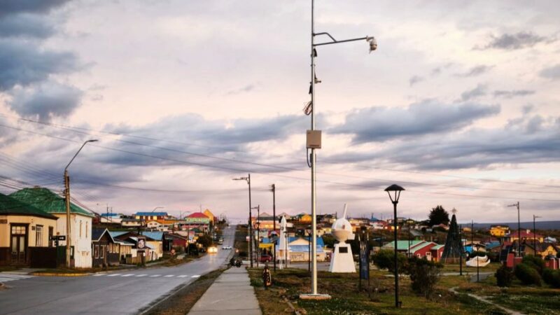 Proyecto de cámaras de seguridad en Porvenir: avanza la instalación de equipos de Alta Resolución